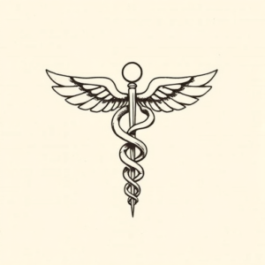 Ignorant Caduceus Tattoo