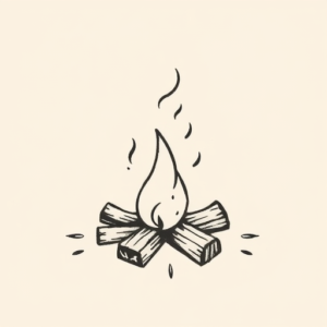 Ignorant Campfire Tattoo