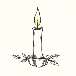 Ignorant Candle Tattoo