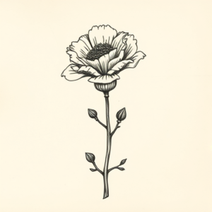 Ignorant Carnation Tattoo