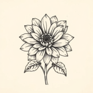Ignorant Chrysanthemum Tattoo