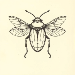 Ignorant Cicada Tattoo