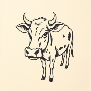Ignorant Cow Tattoo