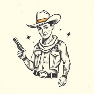 Ignorant Cowboy Tattoo