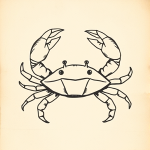 Ignorant Crab Tattoo