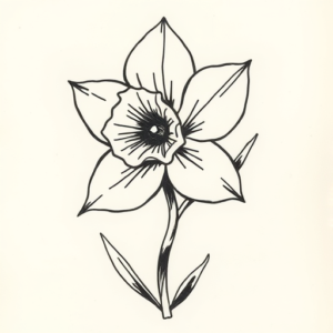 Ignorant Daffodil Tattoo