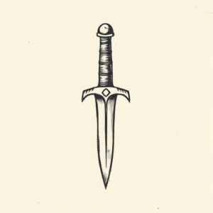 Ignorant Dagger Tattoo