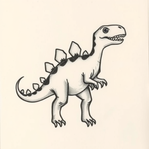 Ignorant Dinosaur Tattoo