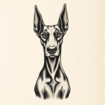 Ignorant Doberman Tattoo