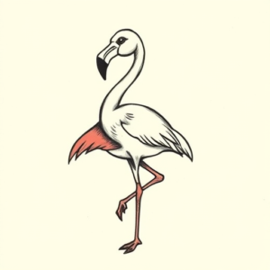 Ignorant Flamingo Tattoo