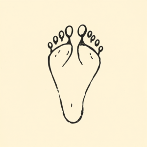 Ignorant Footprint Tattoo
