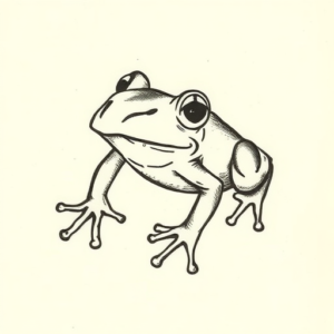 Ignorant Frog Tattoo