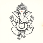 Ignorant Ganesha Tattoo