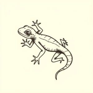 Ignorant Gecko Tattoo