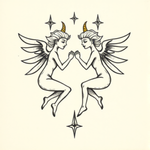 Ignorant Gemini Tattoo