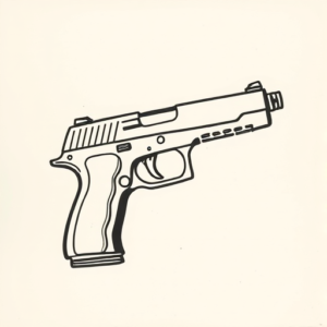 Ignorant Glock Tattoo
