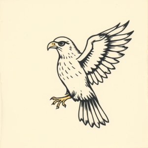 Ignorant Hawk Tattoo