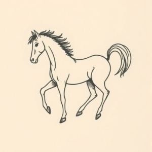 Ignorant Horse Tattoo