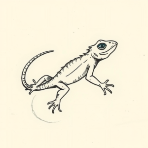Ignorant Lizard Tattoo
