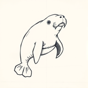 Ignorant Manatee Tattoo