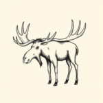Ignorant Moose Tattoo