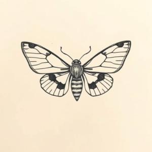 Ignorant Moth Tattoo