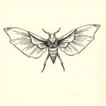 Ignorant Mothman Tattoo