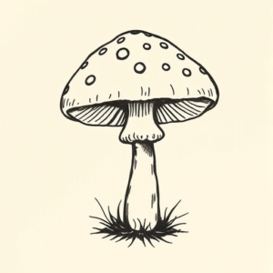 Ignorant Mushroom Tattoo