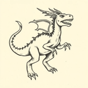 Ignorant Mythosaur Tattoo