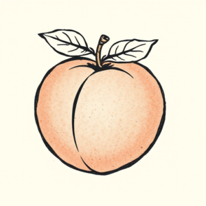 Ignorant Peach Tattoo