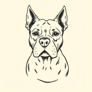 Ignorant Pitbull Tattoo