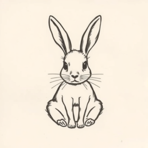 Ignorant Rabbit Tattoo