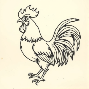 Ignorant Rooster Tattoo