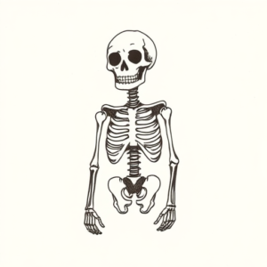 Ignorant Skeleton Tattoo