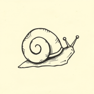 Ignorant Snail Tattoo
