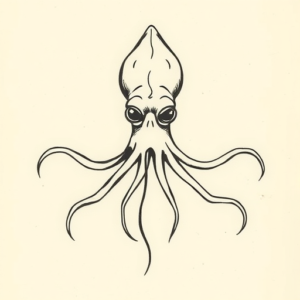 Ignorant Squid Tattoo