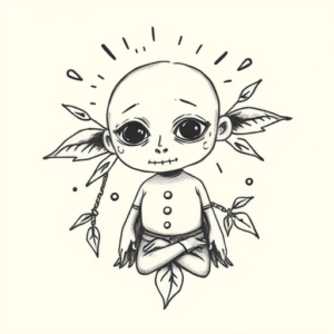 Ignorant Unalome Tattoo