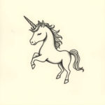 Ignorant Unicorn Tattoo