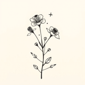 Ignorant Wildflower Tattoo