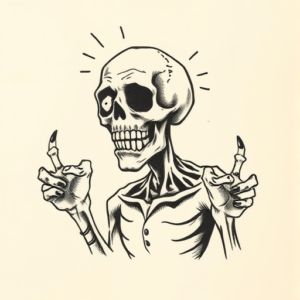 Ignorant Zombie Tattoo