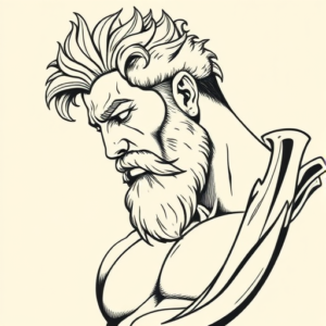 Illustrative Achilles Tattoo