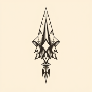 Illustrative Arrowhead Tattoo