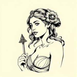 Illustrative Artemis Tattoo
