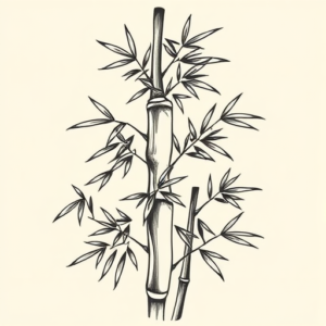 Illustrative Bamboo Tattoo