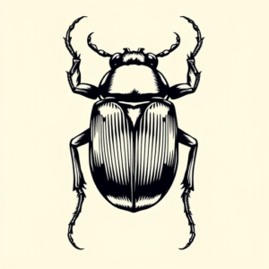 Illustrative Beetle Tattoo