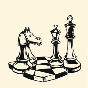 Illustrative Chess Tattoo