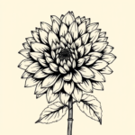 Illustrative Chrysanthemum Tattoo