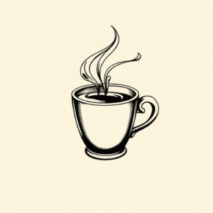 Illustrative Coffee Tattoo