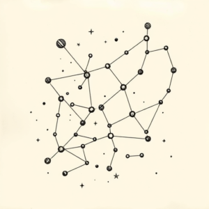 Illustrative Constellation Tattoo