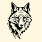 Illustrative Coyote Tattoo